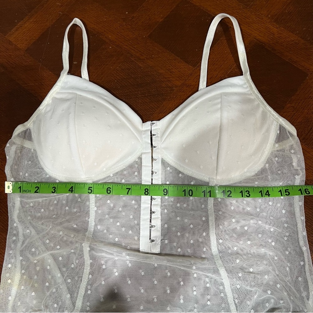 Bozzolo Cream Sheer Bodysuit - Picture 13 of 16